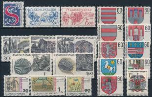 8 sets + 2 stamps 8 klf sor + 2 db önálló érték 2 stecklapon