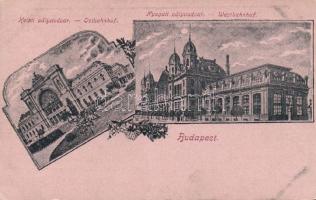 Budapest keleti és Nyugati pályaudvar