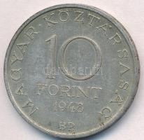 1948. 10Ft Ag "Széchenyi" T:2,2- 
Adamo EM2