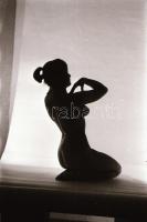 cca 1971 Mozdulatok, formák ellenfényben, 34 db szabadon felhasználható, vintage negatív, 24x36 mm