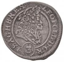 1692K-B 3kr Ag "I. Lipót" Körmöcbánya (1,75g) T:2  
Hungary 1692K-B 3 Kreuzer Ag "Le...
