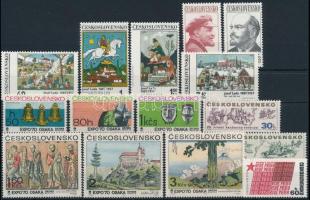 1969-1970 12 sets + 5 stamps 1969-1970 12 klf sor + 5 db önálló érték 3 stecklapon
