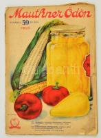 1933 Mauthner Ödön Magtermelő és Magkereskedelmi Rt. árjegyzéke 1933. Bp., Globus-ny. Papírkötés, megviselt állapotban, szakadt borítóval, az árjegyzék könyvteste elvált a borítótól, 83-94. oldal között a lapok kijárnak.