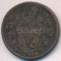 1763K-M/S Rézpoltura "Mária Terézia" (14,9g) T:3
Huszár: 1753., Unger III.: 1270.b