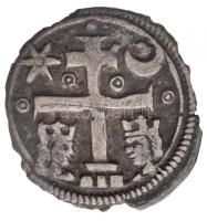 ~1300. Szlavón Denár Ag bizonytalan veret (0,8g) T:2- ph.
Hungary ~1300. Slavonian Denar Ag uncerta...