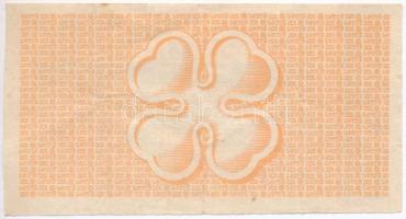 1950. "65. Osztálysorsjáték" 4. osztály 1/8 sorsjegy, "E" sorozat T:III