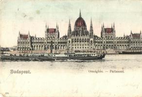 Budapest V. Országház, Parlament, gőzhajó (Rb)