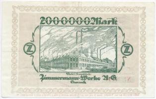 Németország / Weimari Köztársaság / Chemnitz 1923. 2.000.000M szükségpénz vízjeles papíron T:III
Ge...