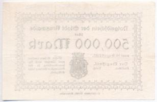 Németország / Weimari Köztársaság / Arnswalde 1923. 500.000M szükségpénz szárazpecséttel T:III
Germ...