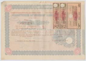 Budapest 1926. "Belvárosi Takarékpénztár Részvénytársaság" öt részvénye egyben 250P-ről, I...