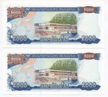 Laosz 1997. 2000K (2x) közeli sorszám T:I,I-
Lao 1997. 2000 Kip (2x) close serials C:UNC,AU
Krause...