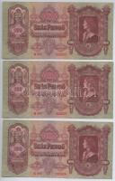 1930. 100P (3x) sorszámkövetők T:II