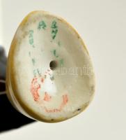 Hollóházi retró holló, kézzel festett, jelzett, hibátlan, m:6 cm