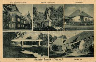 Rum, Gróf Széchenyi kastély, Hősök emlékszobra, Vadászlak, Rába, Intézői lak