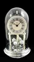 Hermle német asztali quartz óra, működik, elem nélkül, m:22 cm