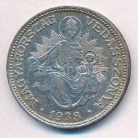 1938. 2P Ag &quot;Madonna&quot; T:2 patina Adamo P7