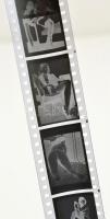 cca 1968 36 db szolidan erotikus felvétel negatívja(24x36 mm), tekercsben, fém tokban