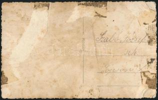 cca 1930-1940 a Sopron hajó matróza, fotólap, 14×8,5 cm