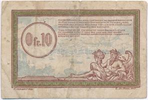 Franciaország 1923. 0,10Fr "Megszállt Területek Vasúti Igazgatása" T:III-
France 1923. 0,...