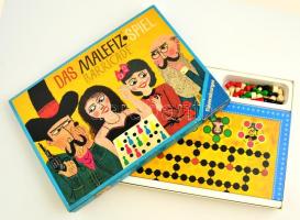 Das Malefiz Spiel Barricade társasjáték, eredeti dobozában, leírással