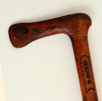 Turabot "Kékes" felirattal (karcolással), m:85 cm