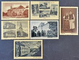 ~355 db különféle használatlan 1938-1941 körüli képeslap Magyarország és a történelmi Magyarország területéről, jó minőségű anyag