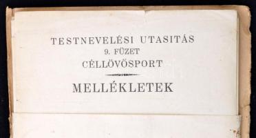 Testnevelési utasítás II. rész. Testnevelési sportágak 9. füzet: Céllövősport. Bp., 1926, Stádium, 9...