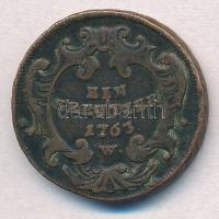 Ausztria 1763W 1kr Cu "Mária Terézia" T:2,2-
Austria 1763W 1 Kreuzer Cu "Maria There...