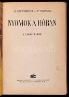 G. Szkrebickij, V. Csaplina: Nyomok a hóban. A vadon élete. A könyv borítékát tervezte és a művet dí...