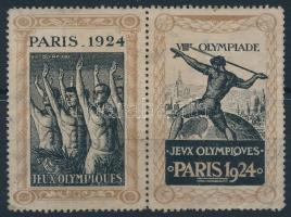 1924 Párizsi Olimpia 2 levélzáró