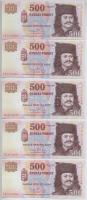 2007. 500Ft "EB" (10x) sorszámkövetők T:I