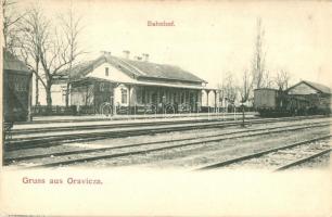 Oravica, Oravita; Bahnhof / Vasútállomás / railway station (EK)
