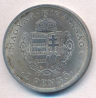 1935. 2P Ag "Rákóczi" T:1-,2 kis patina 
Adamo P7.2