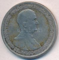 1930. 5P Ag &quot;Horthy jobbra&quot; T:2-,3 patina Adamo P8