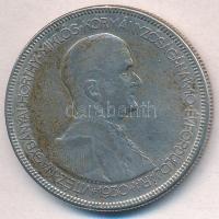 1930. 5P Ag &quot;Horthy jobbra&quot; T:2-,3 patina Adamo P8