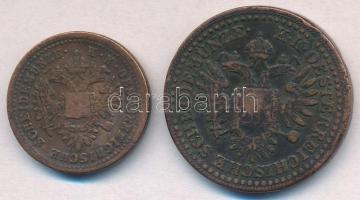 1851G 1kr + 3kr Cu T:2,2- ph