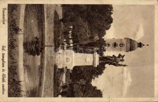 Dunavecse katonai emlékművel