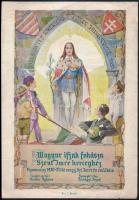 1930 Magyar ifjak fohásza Szent Imre herceghez, irredenta kotta, 4 p.