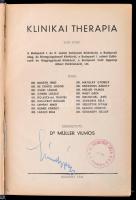 Klinikai therapia 1-2. kötet. Szerk.: Dr. Müller Vilmos. A Modern Orvostudomány Kézikönyve. Kiadói e...