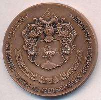 1993. "Bozó Gyula 80 éves" Br emlékérem (42,5mm) T:2