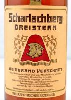 Scharlachberg Dreistern brandy, bontatlan palack, 1 l / Unopened bottle weinbrand brandy