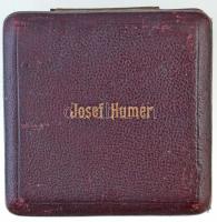 Ausztria 1911. "Bécsi Kereskedelmi Iskola / Kiváló tanuló - Josef Humer" jelzett Ag emléké...