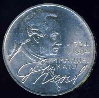 NSZK 1974. 5M Ag "Immanuel Kant" T:1/2