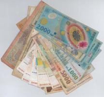 30db-os vegyes külföldi bankjegy tétel, közte Jugoszlávia, Orosz Birodalom, Románia, Szovjetunió T:I...