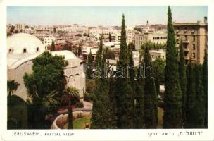 45 db MODERN izraeli városképes lap, vegyes minőség / 45 MODERN town-view postcards of Israel, mixed quality