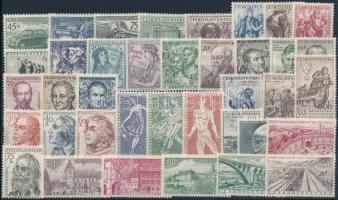 38 klf bélyeg, csaknem a teljes évfolyam kiadásai, 38 stamps