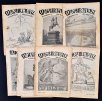 1939-1940 Magyar Tavasz c. irredenta folyóirat teljes évfolyama. Szerk.: Siklaki István. I. (XIX.) évf. 1-12. szám. Papírkötés, foltos lapokkal, kisebb szakadásokkal.