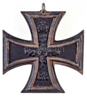 Német Birodalom 1914. "Vaskereszt 2. osztály" kitüntetés mellszalag nélkül T:2,2- 
German...