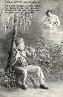 6 db régi I. világháborús katonai motívumlap / 6 pre-1945 WWI K.u.K. military motive cards