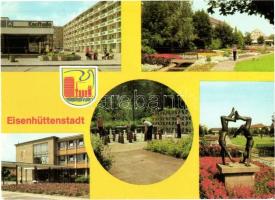 19 db MODERN német (NDK) városképes lap, a legtöbb szabadtéri nagysakk motívummal / 19 MODERN German...